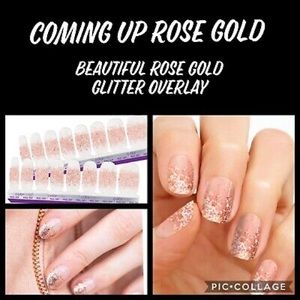 5/$50 Color Street Coming Up Rose Gold NWT